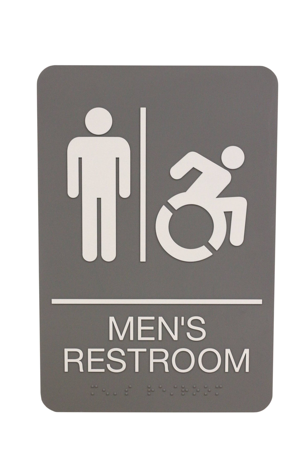 Headline Sign Mens And Womens Restroom ADA Signs Combo Pack