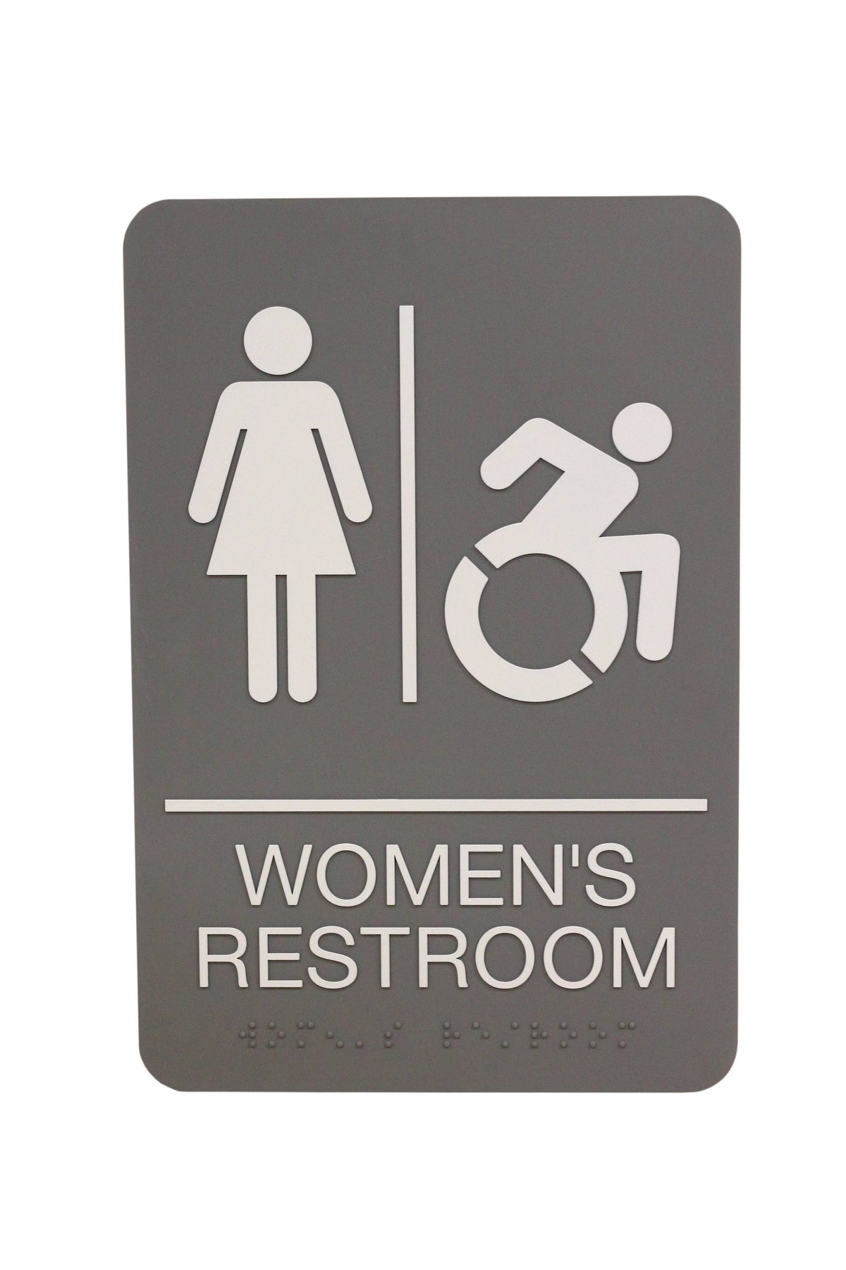 Headline Sign Mens And Womens Restroom ADA Signs Combo Pack