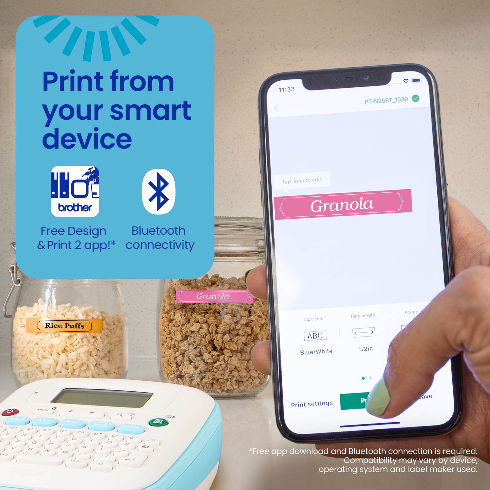 Brother P-Touch  PT-N25BT Personal Connected Label MakeR