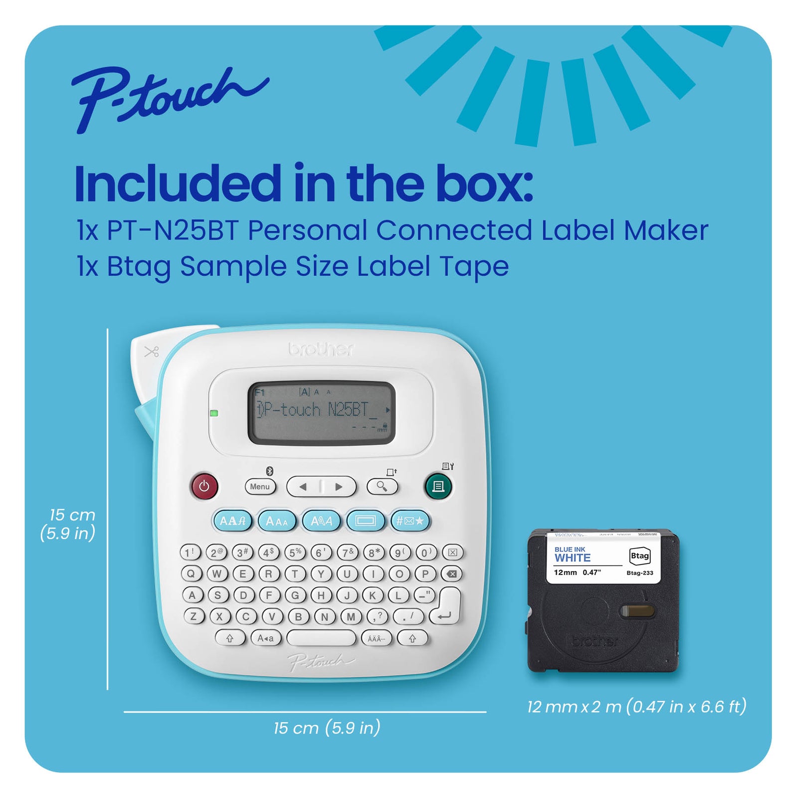 Brother P-Touch  PT-N25BT Personal Connected Label MakeR