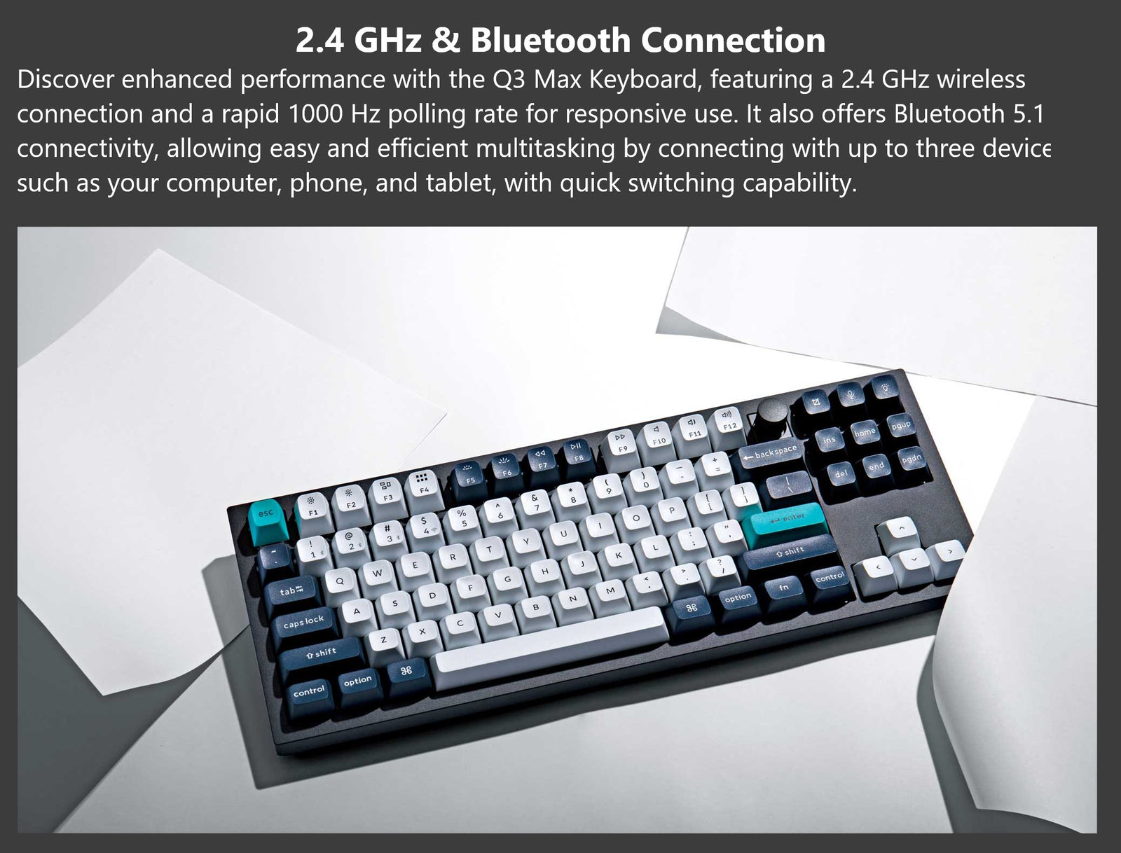 Keychron Q3M-M3 RGB Wireless Mechanical Keyboard