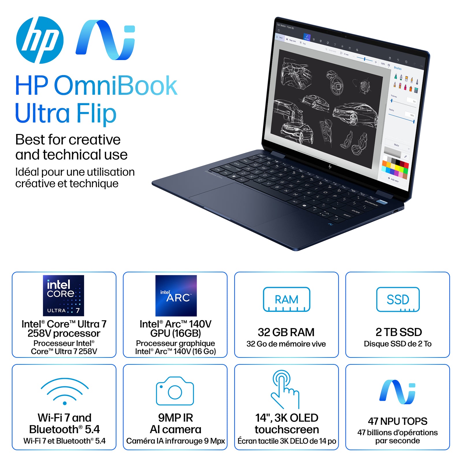 HP OmniBook Ultra Flip 14-fh0020ca 14" Laptop