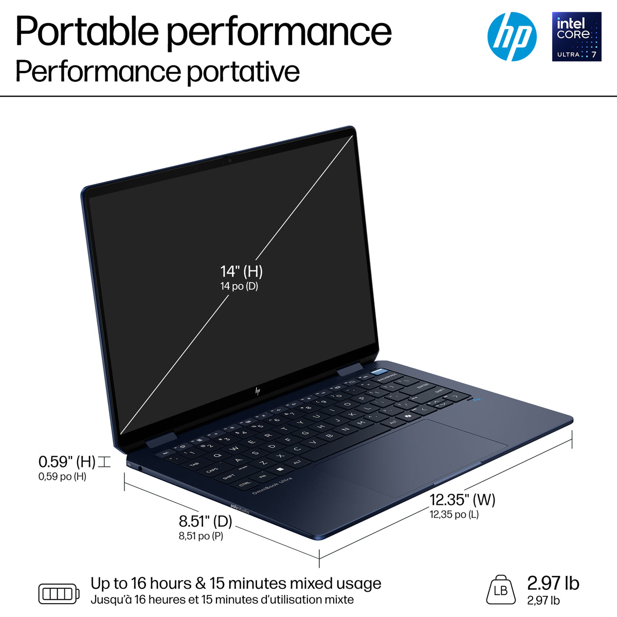 HP OmniBook Ultra Flip 14-fh0020ca 14" Laptop