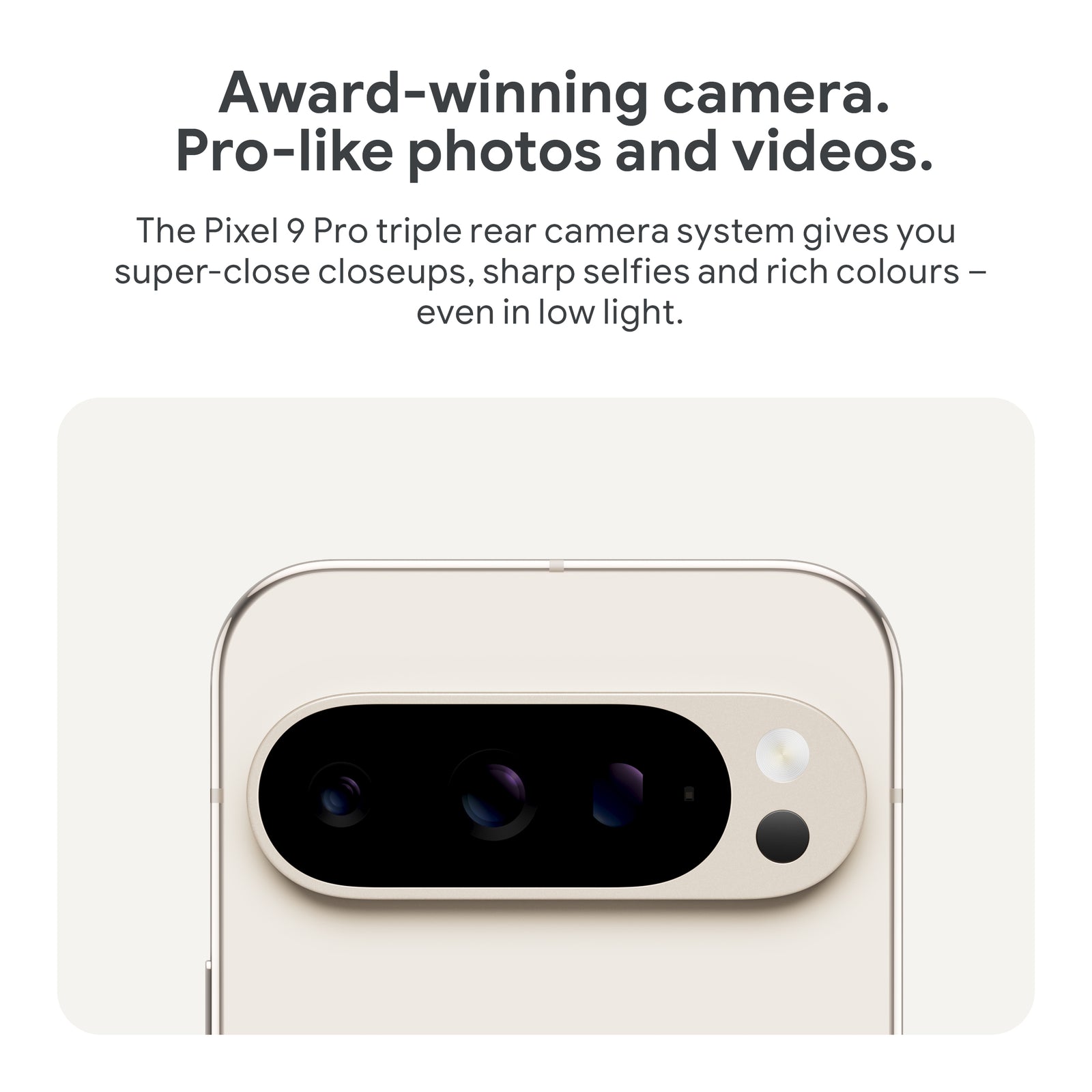 Google Pixel 9 Pro GA05931-CA 6.3" 128GB Smartphone Porcelain