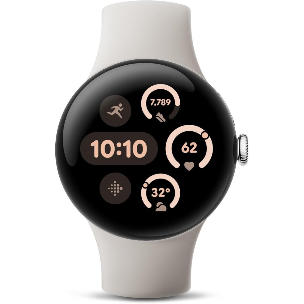 Google Pixel Watch 3 GA05735-US 41mm Polished Silver