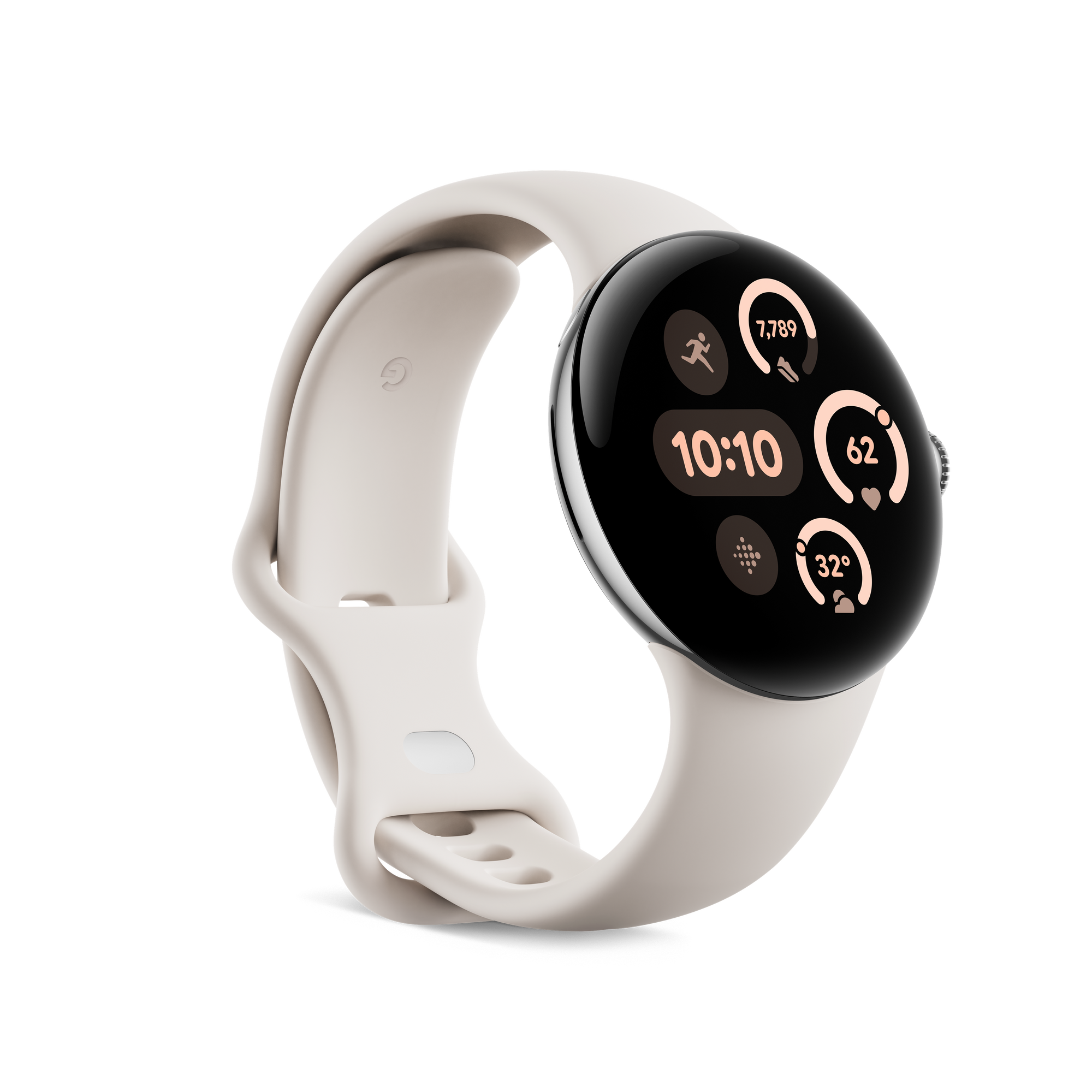 Google Pixel Watch 3 GA05735-US 41mm Polished Silver