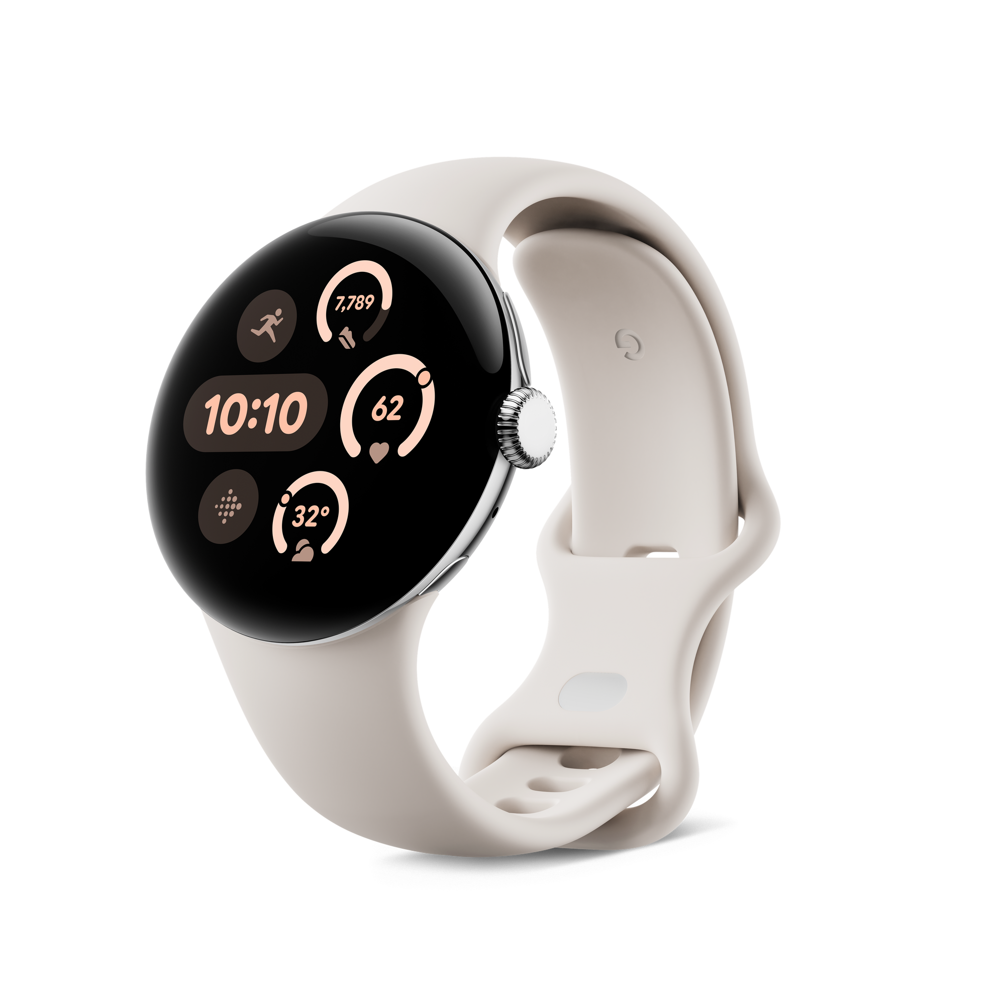 Google Pixel Watch 3 GA05735-US 41mm Polished Silver