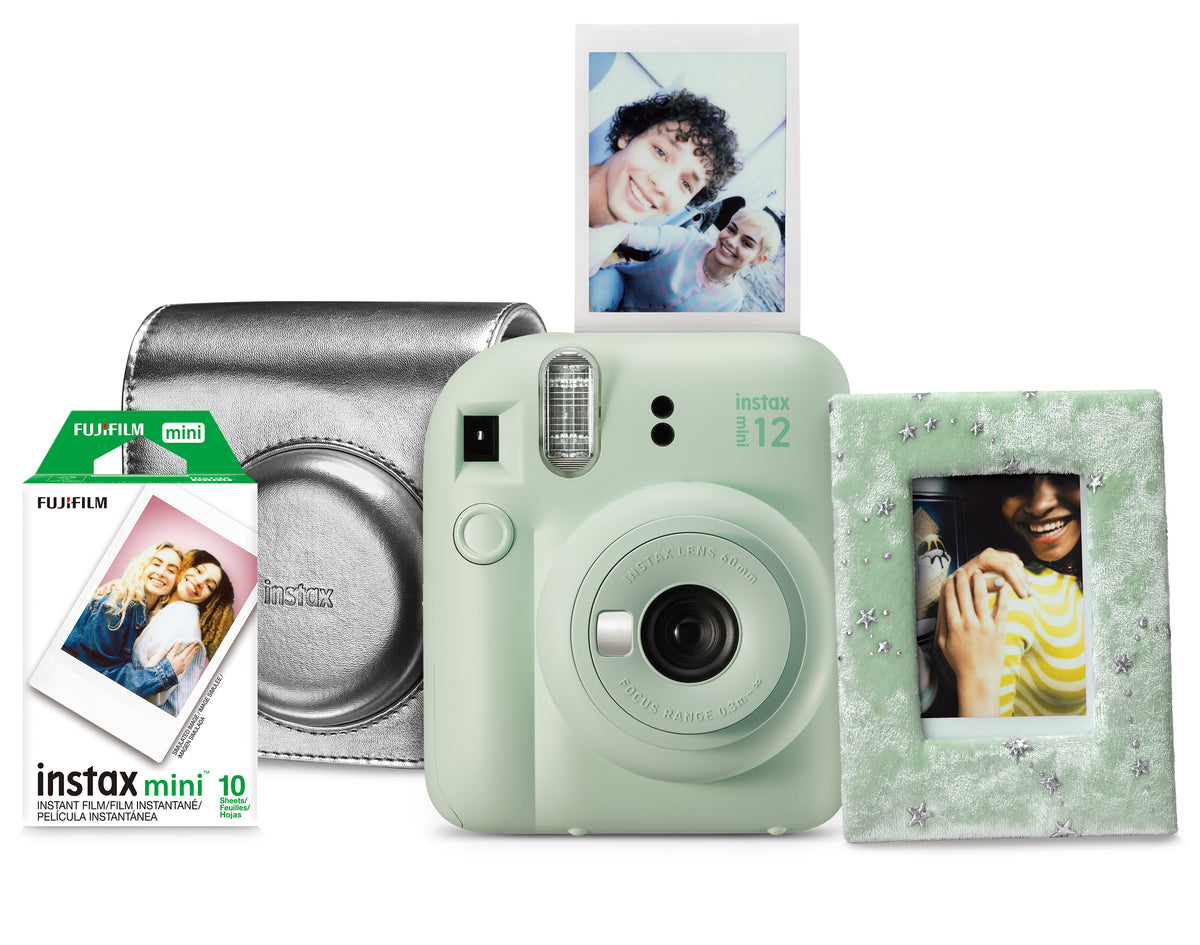 Fujifilm Instax Mini 12 Instant Camera Gift Set Mint Green