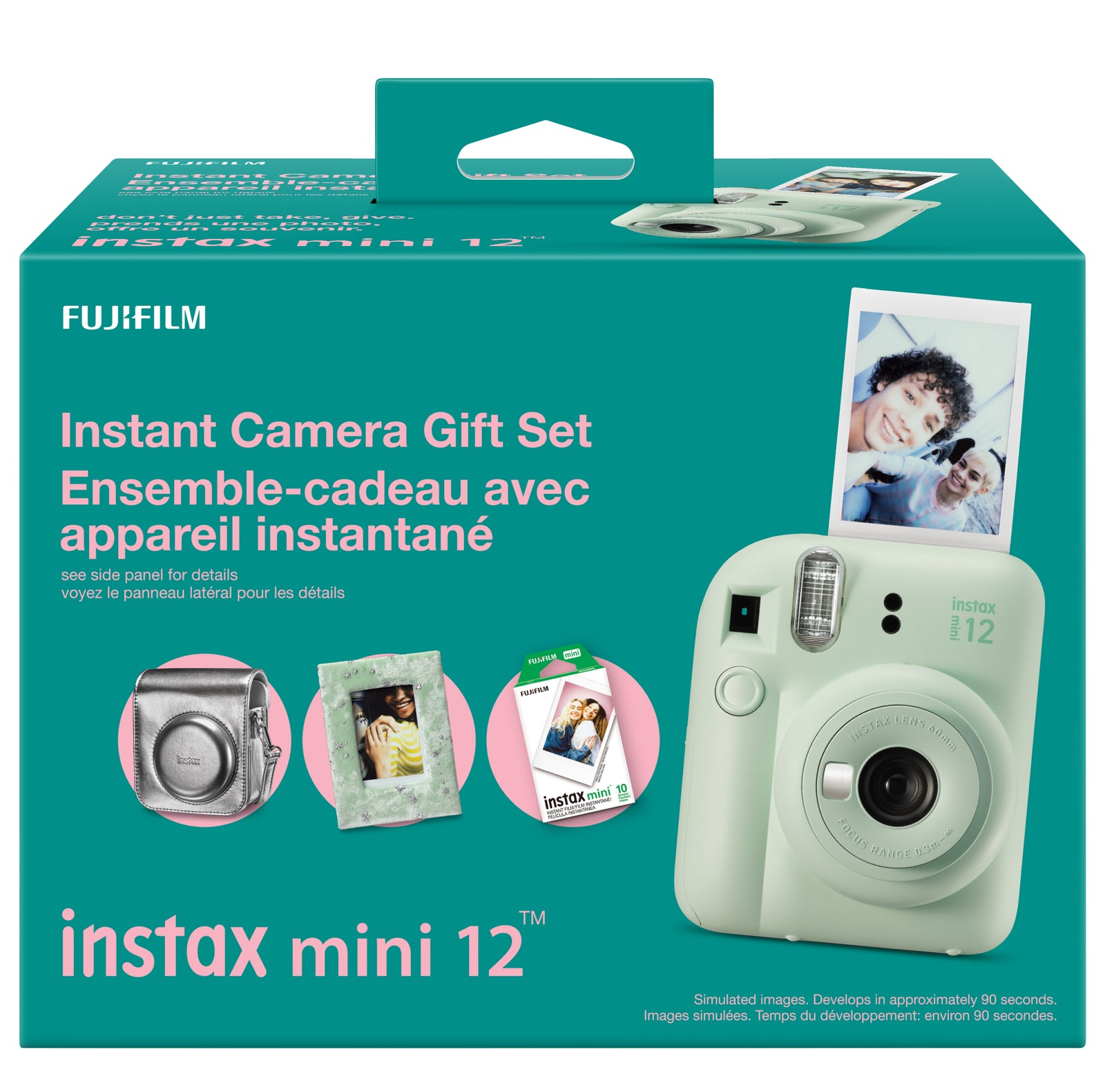 Fujifilm Instax Mini 12 Instant Camera Gift Set Mint Green