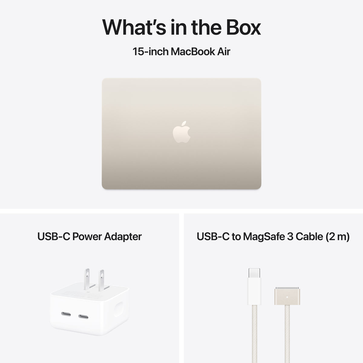 Apple MacBook Air MW1J3LL/A 15.3" Starlight