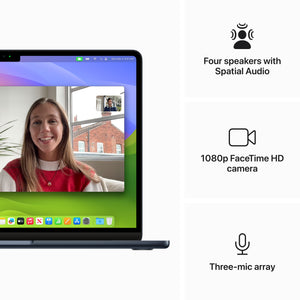 Apple MacBook Air MC8K4C/A 13.6" Midnight Blue French/English