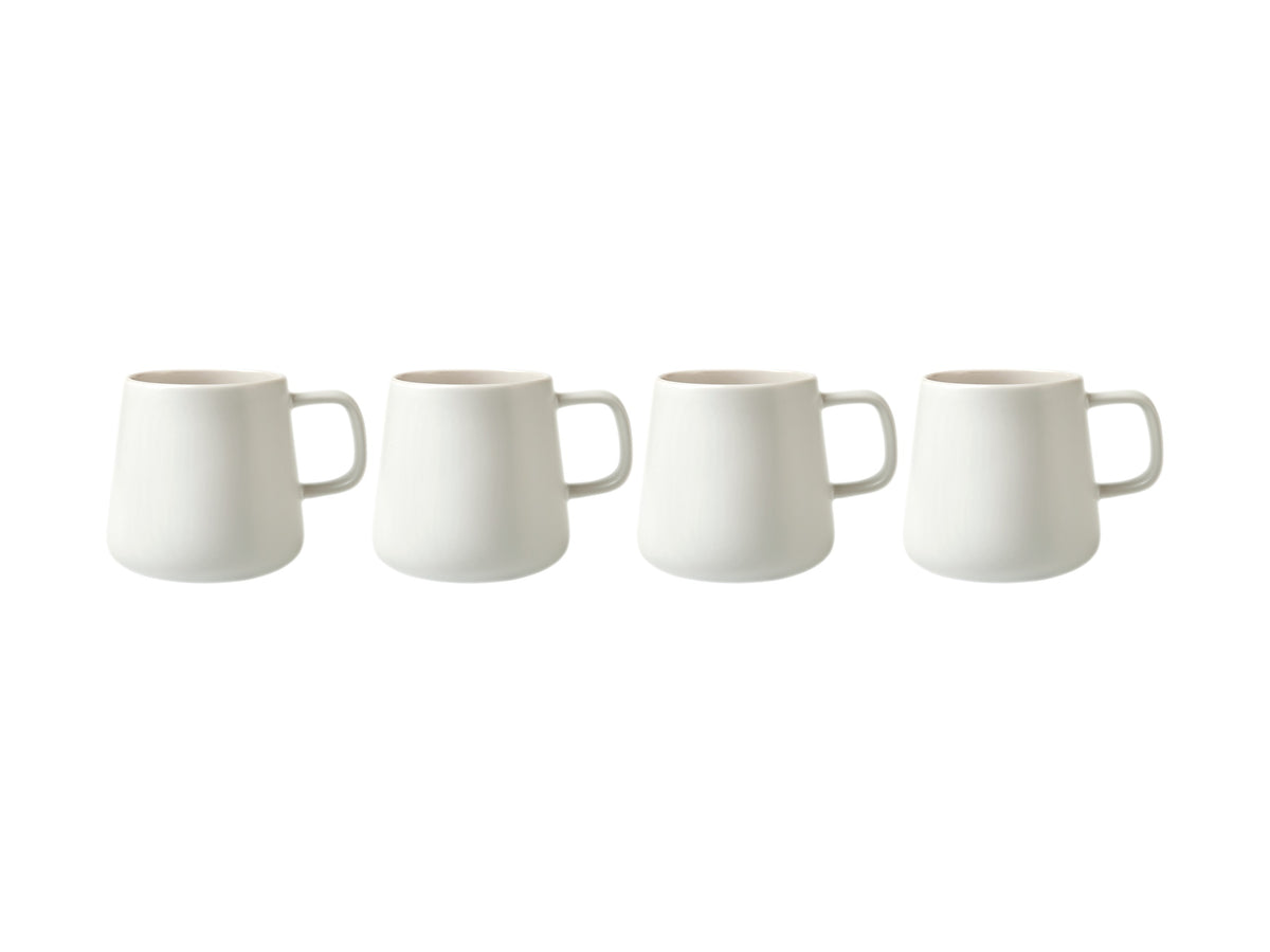 Maxwell and Williams 4-Piece Sala Mugs Set White
