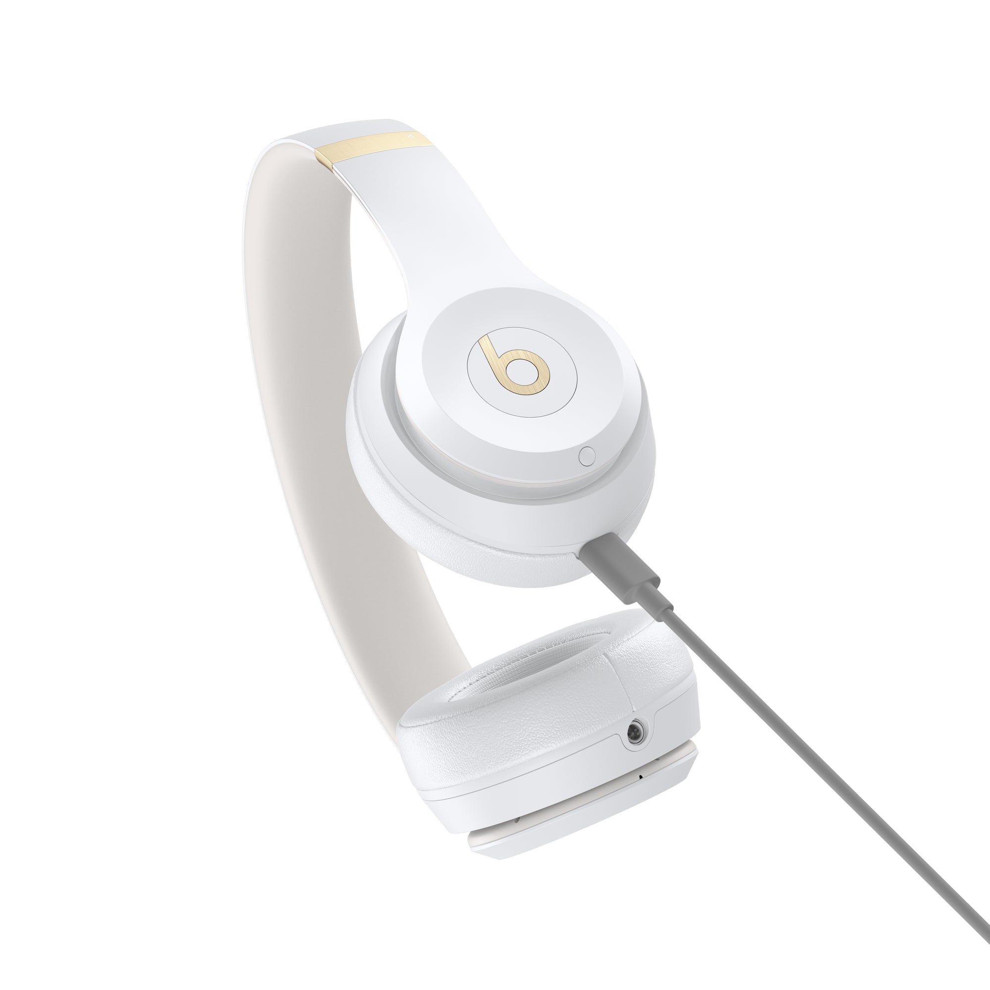Beats Solo 4 MC2M4LL/A Headphones White/Gold