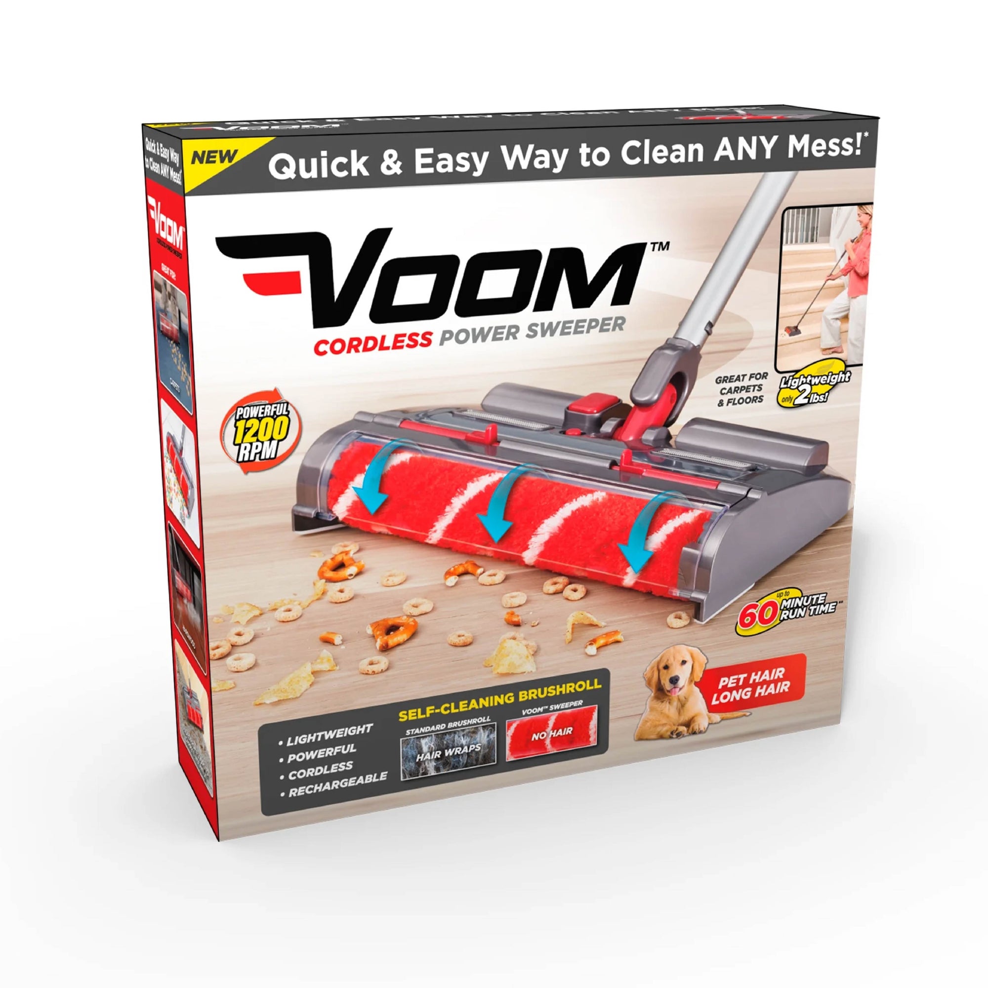 Voom 50" Cordless Sweeper Vacuum Stick