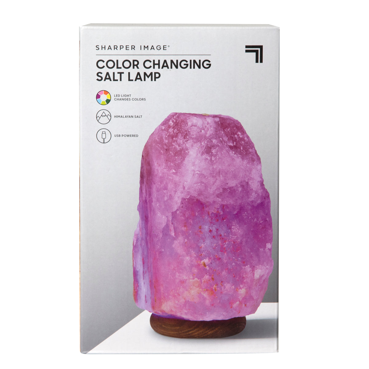 Sharper Image Himalayan Salt Crystal LED Colour Changing Lamp
