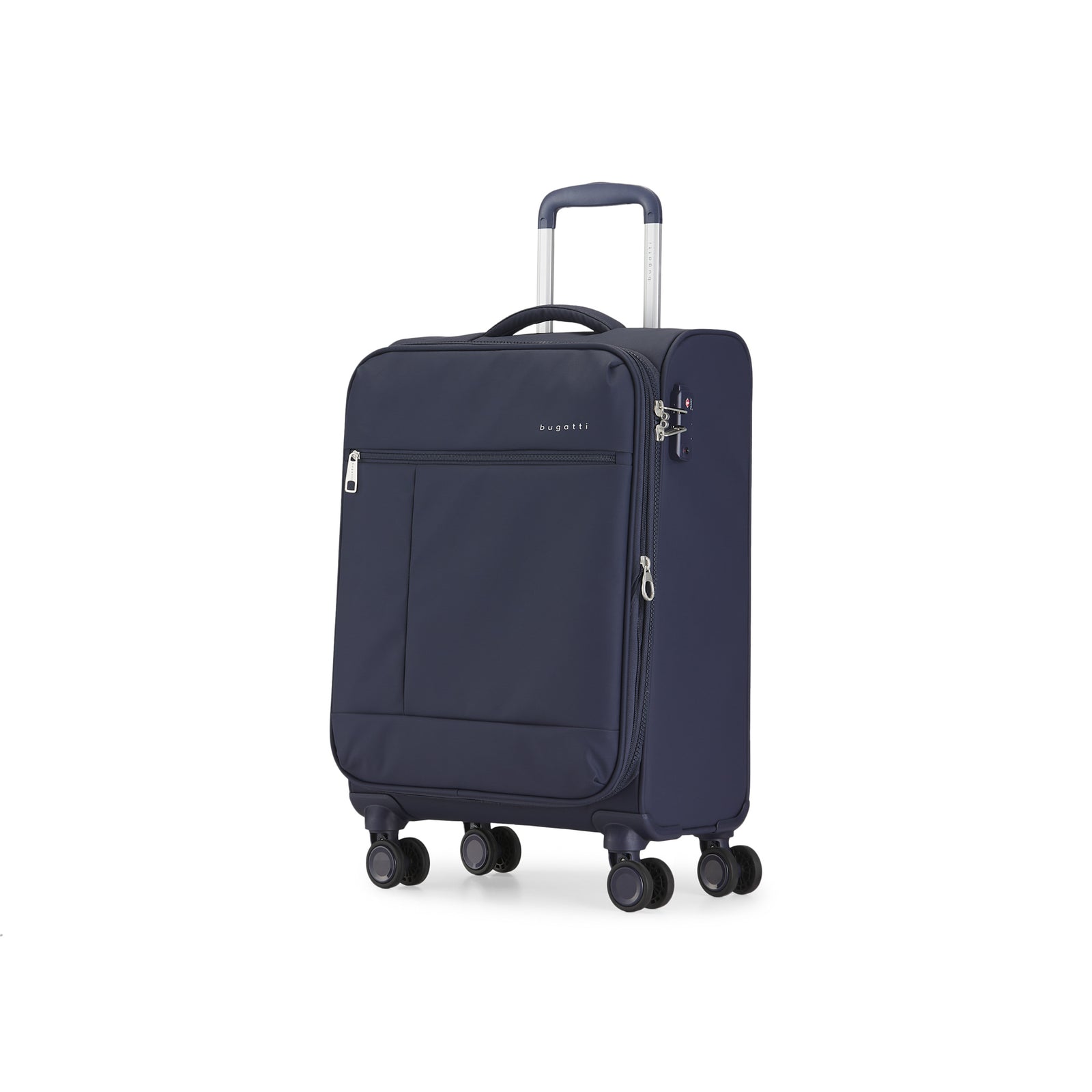 Bugatti Amsterdam Carry On Softside Luggage Navy