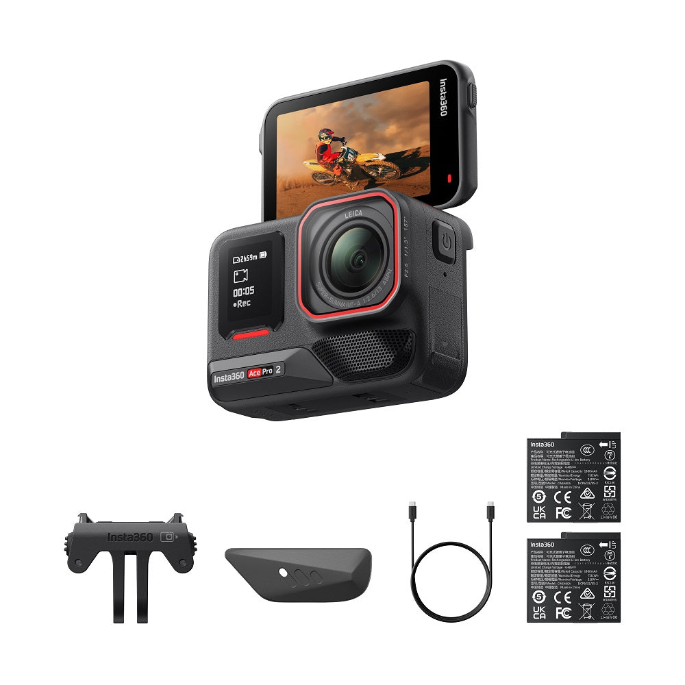 Insta360 Ace Pro 2 Camera Dual Battery Bundle