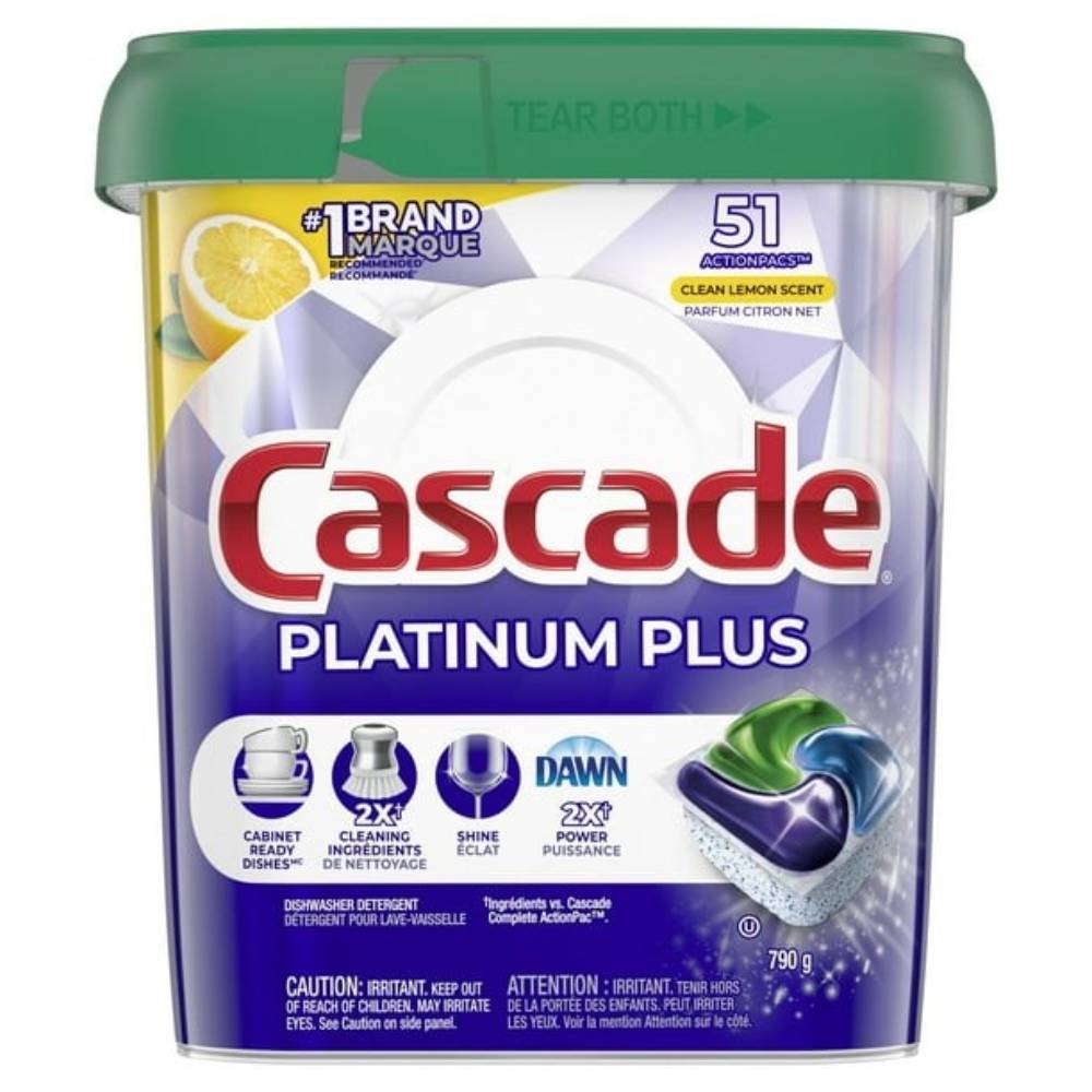 Cascade Platinum Plus Dishwasher Detergent ActionPacs