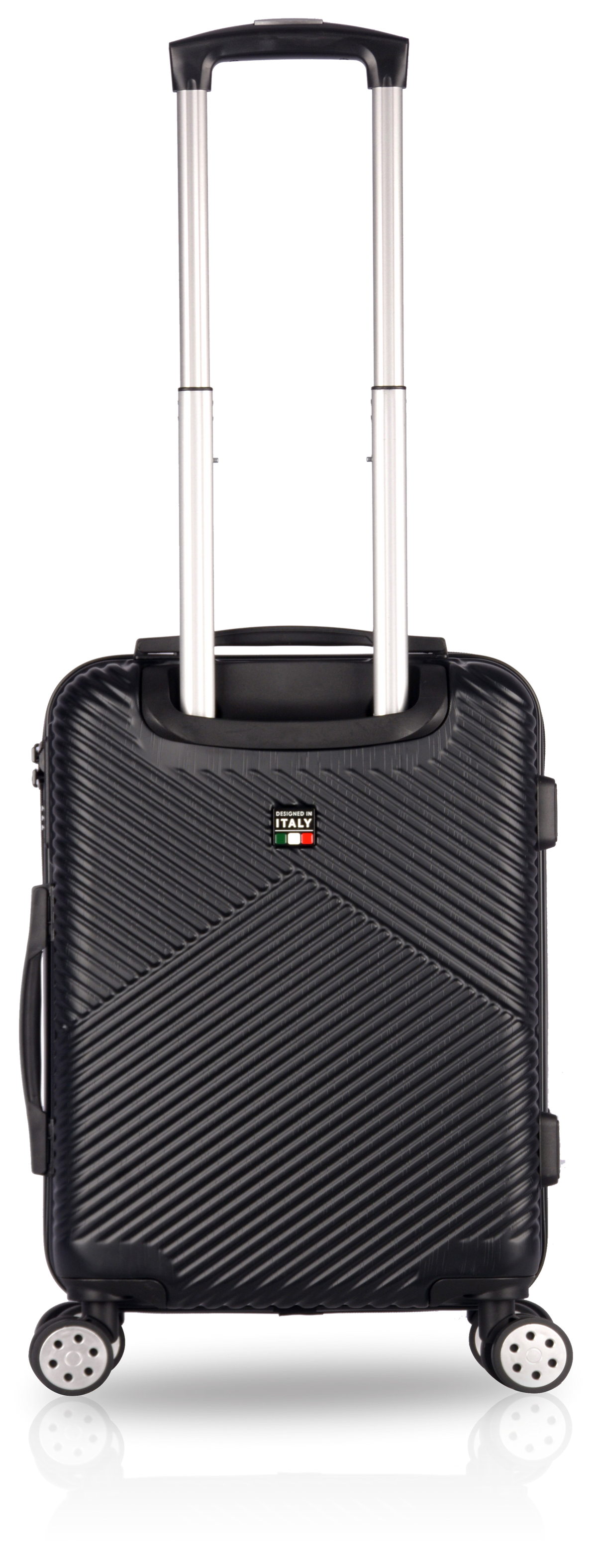 Tucci Italy Salita 24" Hardside Check In Luggage Black