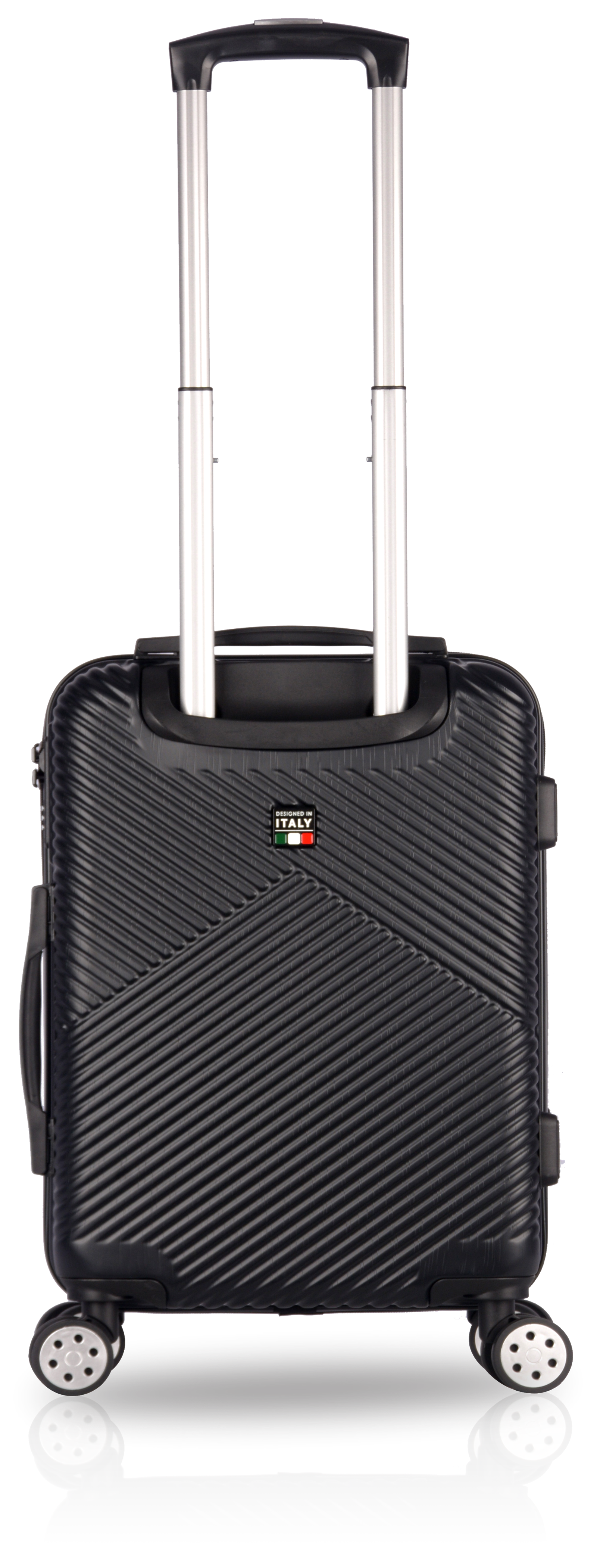 Tucci Italy Salita 24" Hardside Check In Luggage Black