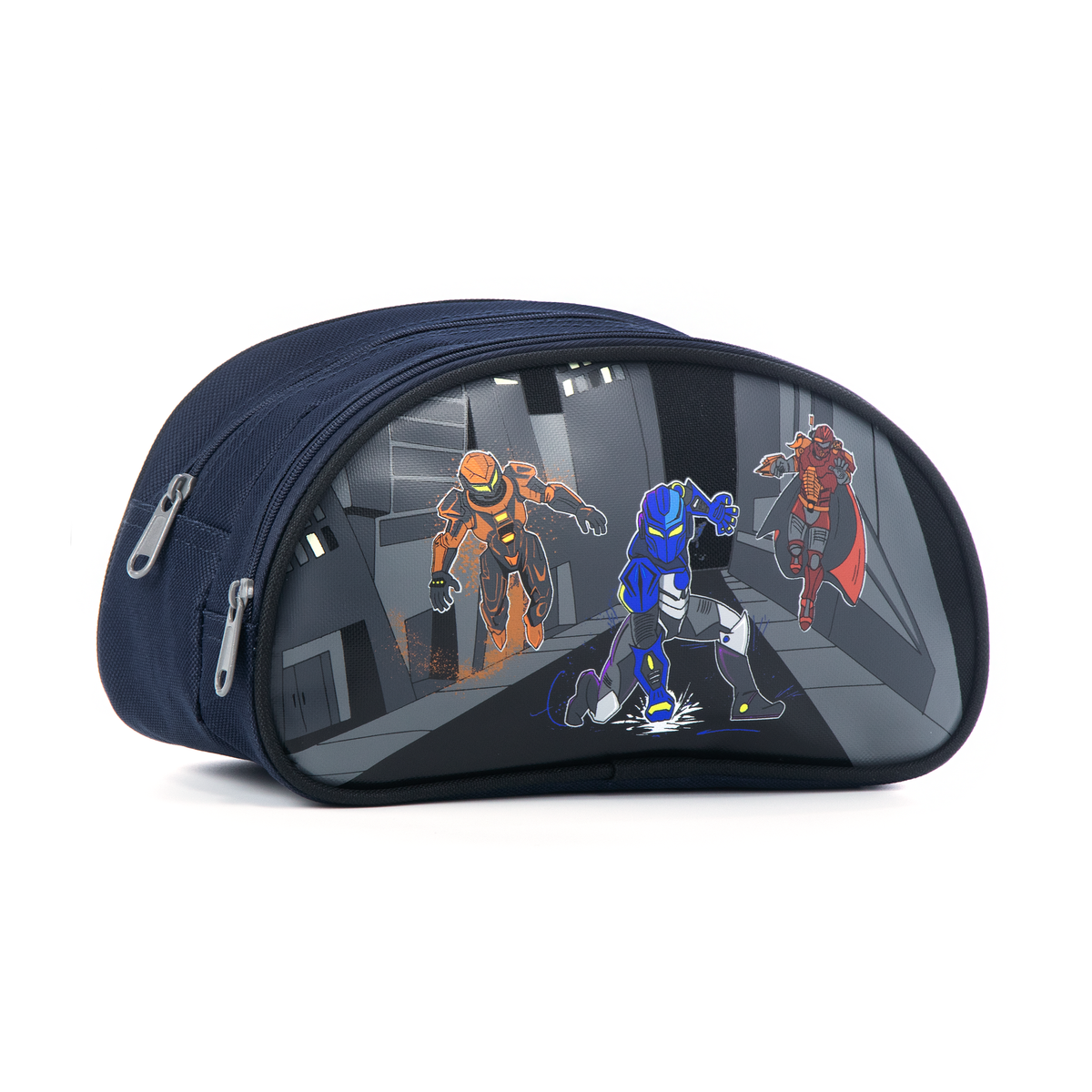 Louis Garneau Heros Half Moon Pencil Case with 2 Compartments