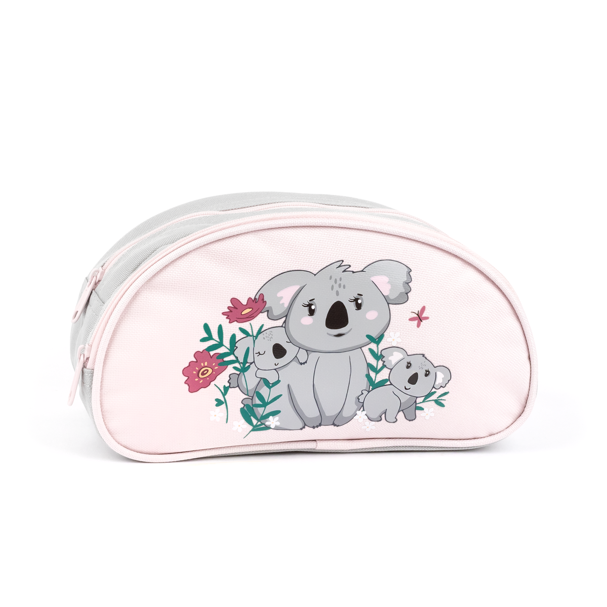 Louis Garneau Koala Half Moon Pencil Case with 2 Compartments