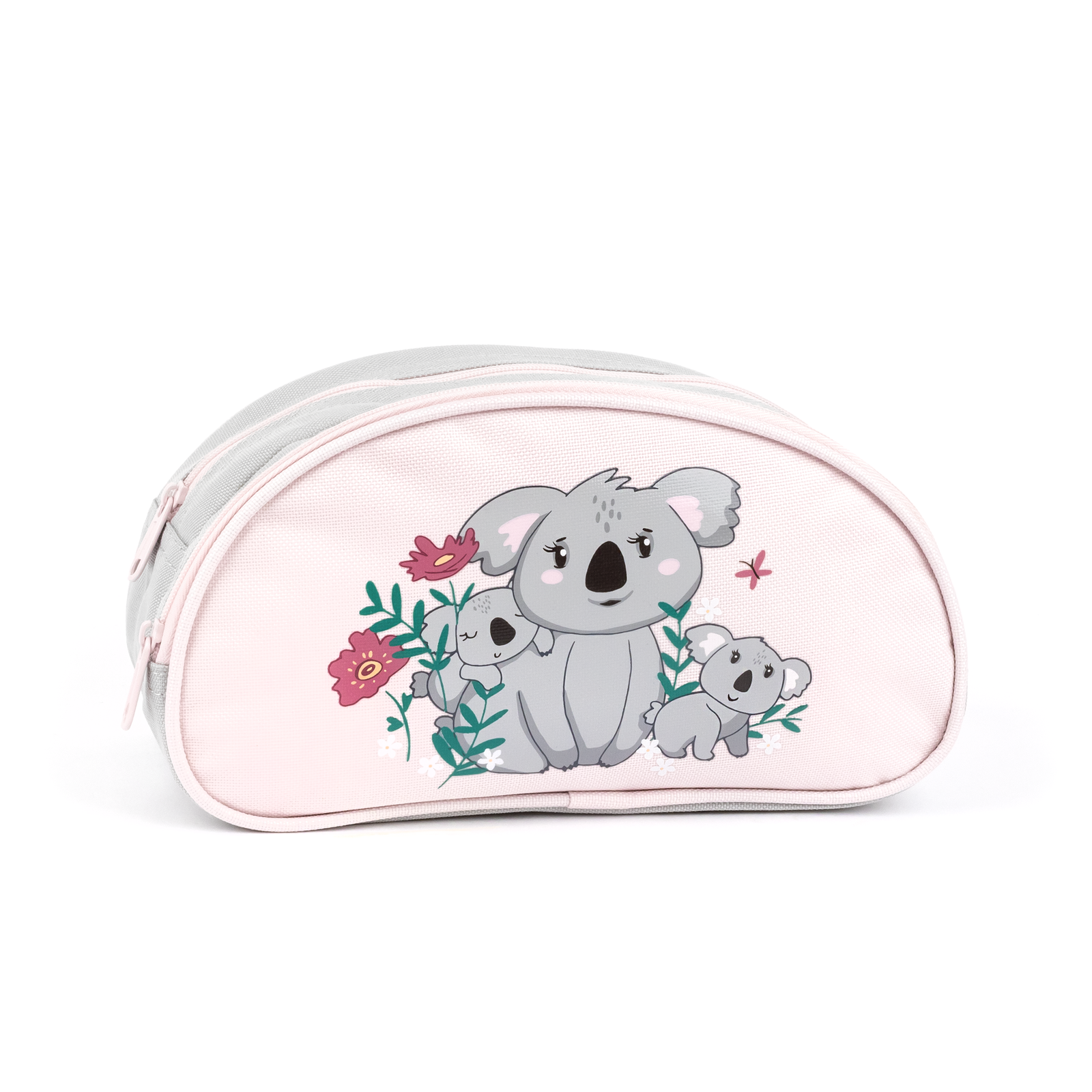 Louis Garneau Koala Half Moon Pencil Case with 2 Compartments