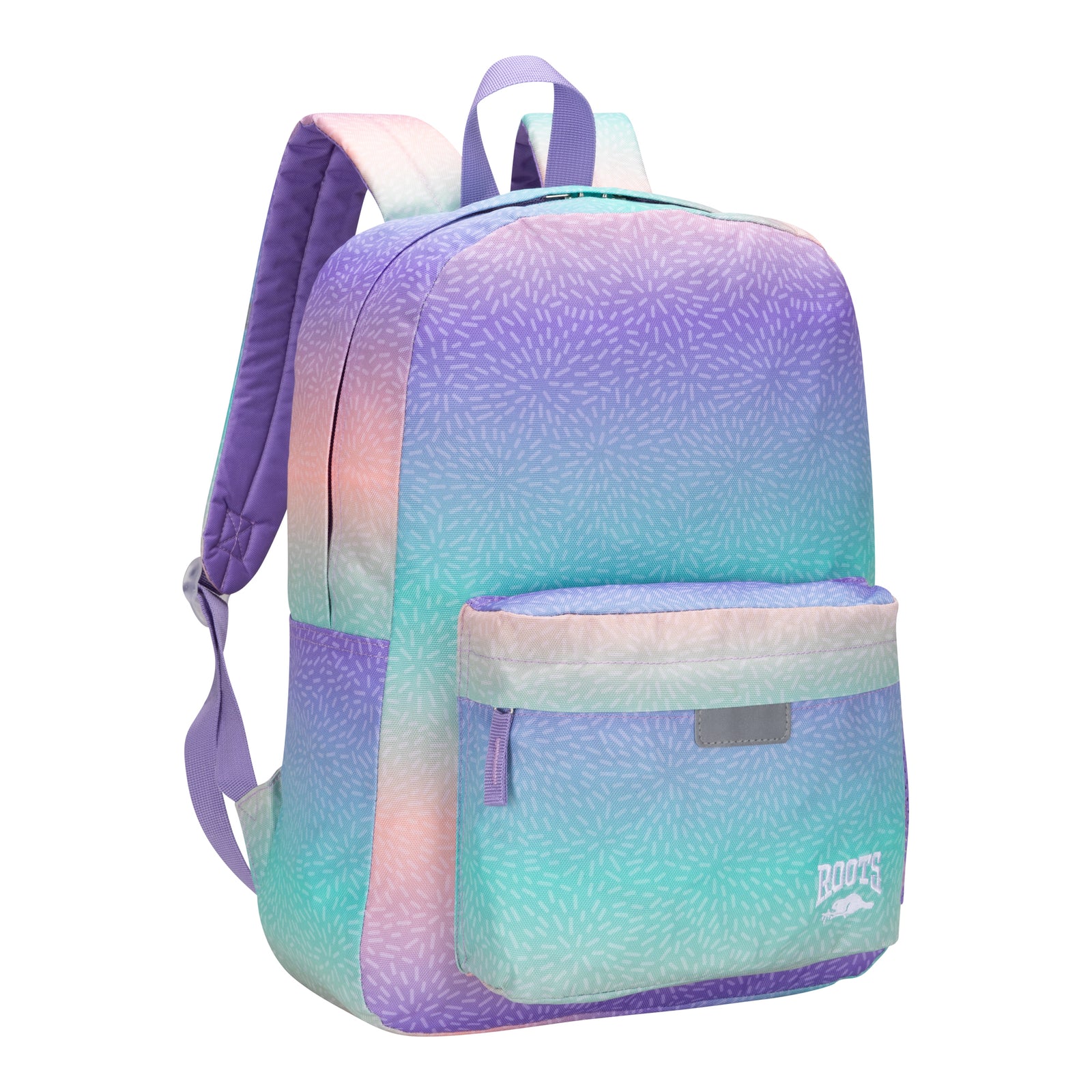 Roots Weather-Resistant Backpack Purple Ombre
