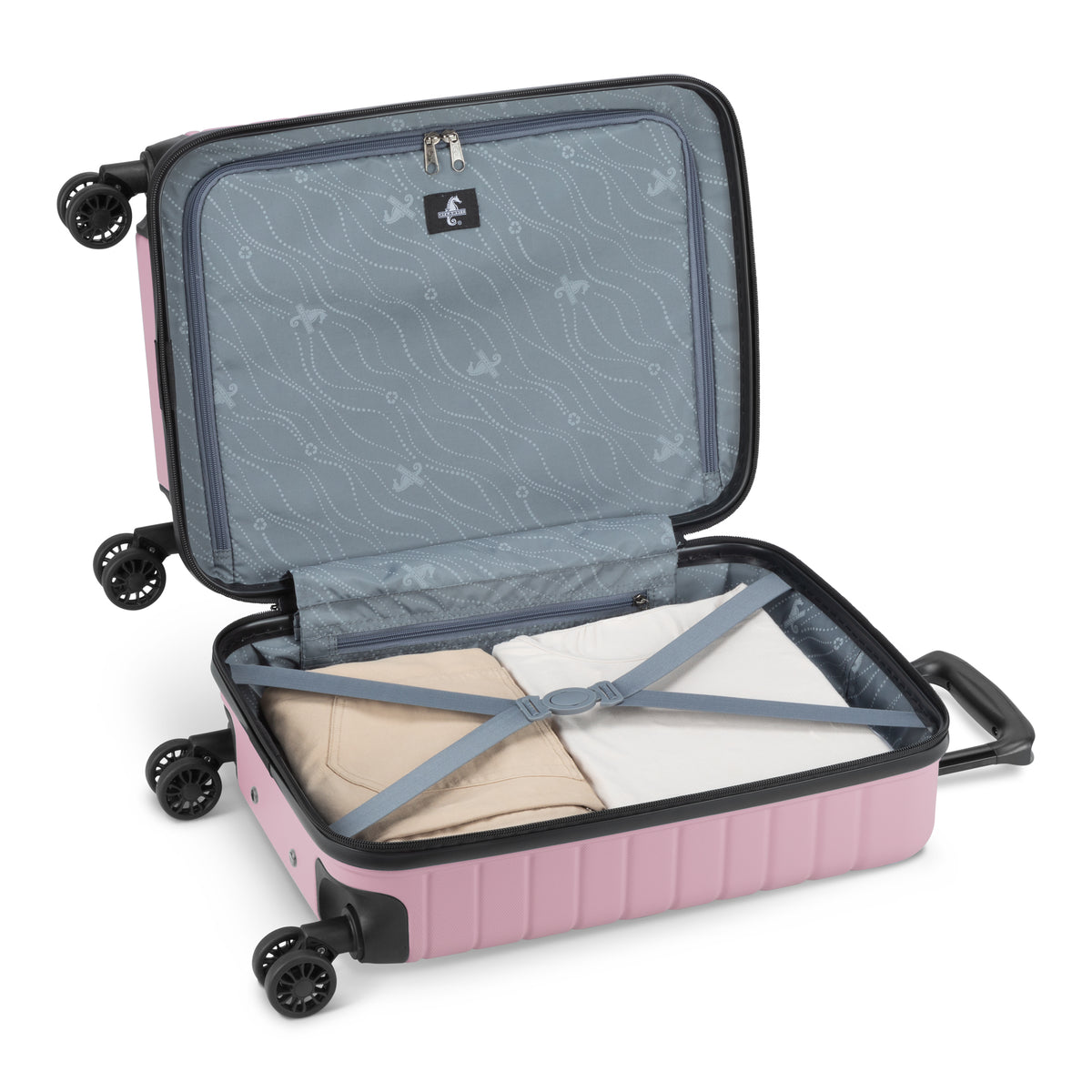 Atlantic Riptide 19" Carry On Luggage Parfait Pink