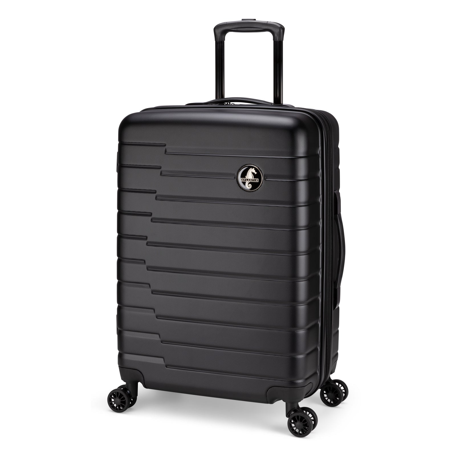 Atlantic Riptide Abs 24" Expandable Spinner Luggage Black