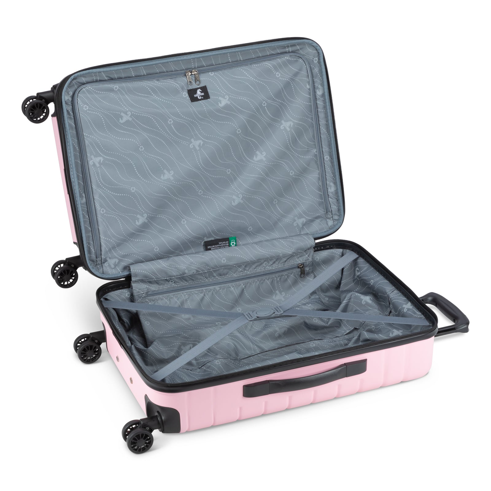 Atlantic Riptide Abs 24" Expandable Spinner Luggage Pink