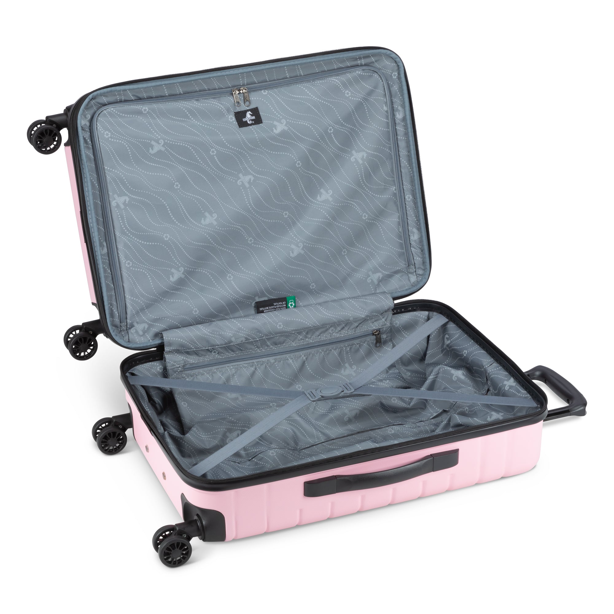 Atlantic Riptide Abs 24" Expandable Spinner Luggage Pink