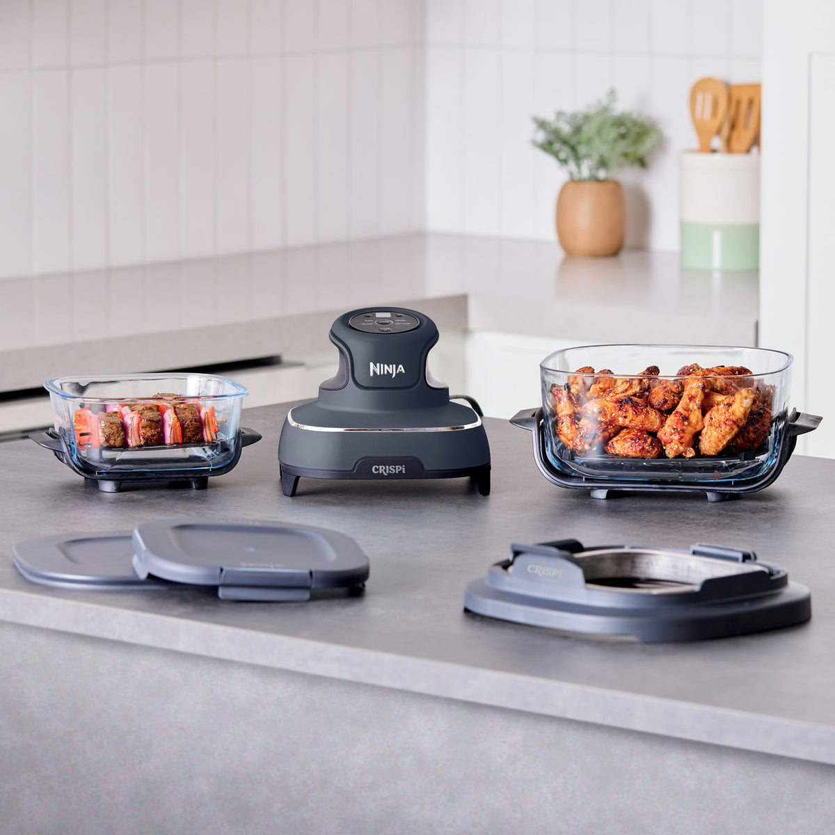 Ninja Crispi 4 in 1 Portable Glass Air Fryer System