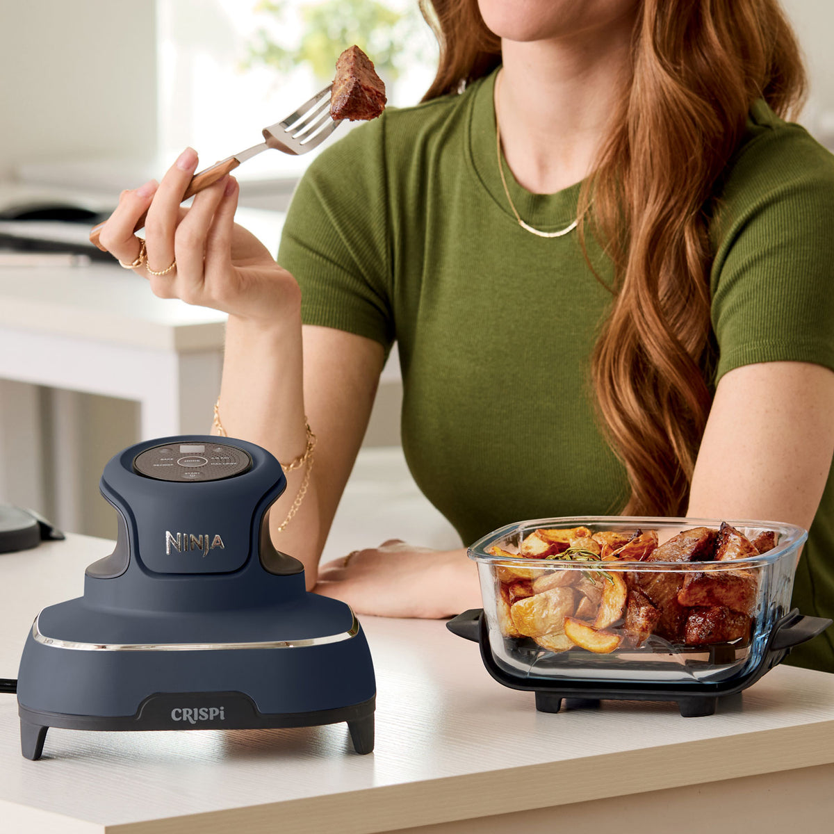 Ninja Crispi 4 in 1 Portable Glass Air Fryer System