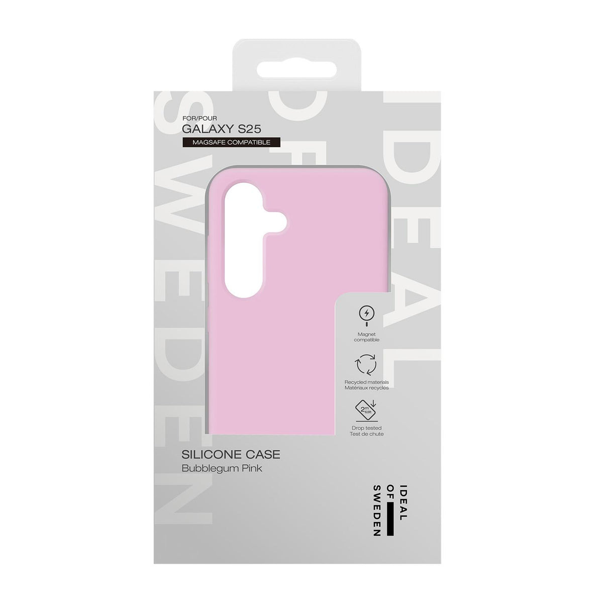 Ideal of Sweden Silicone Case with MagSafe for Samsung Galaxy S25 Pink