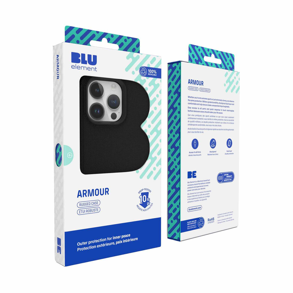 Blu Element Armour Rugged for Galaxy A16 Black