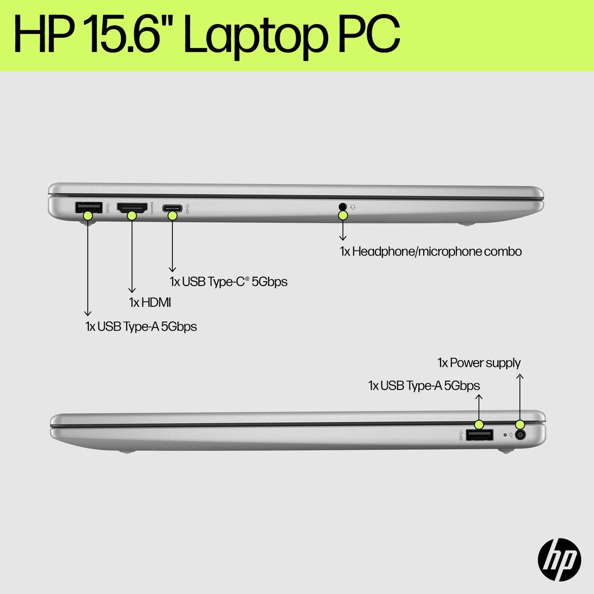 HP 15-FD0007CA 15" Laptop Silver