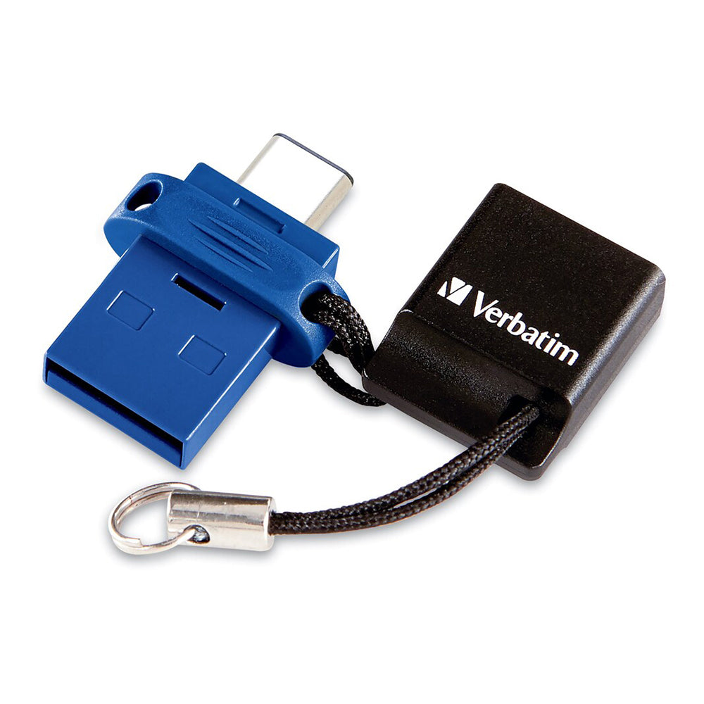 Verbatim Store ‘n’ Go 128GB Dual USB Drive Blue