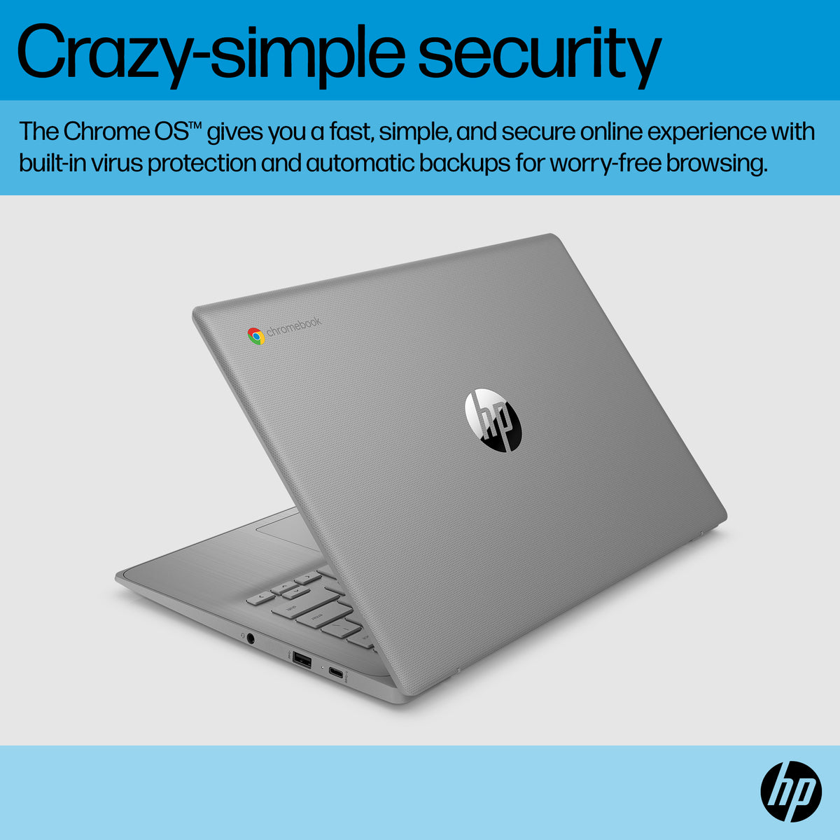 HP 14A-NE1007CA 14" Chromebook Grey