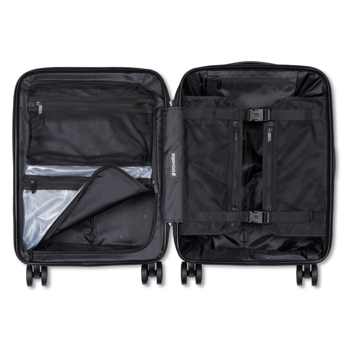 Travelite Epicure 24" Hardside Spinner Luggage Black