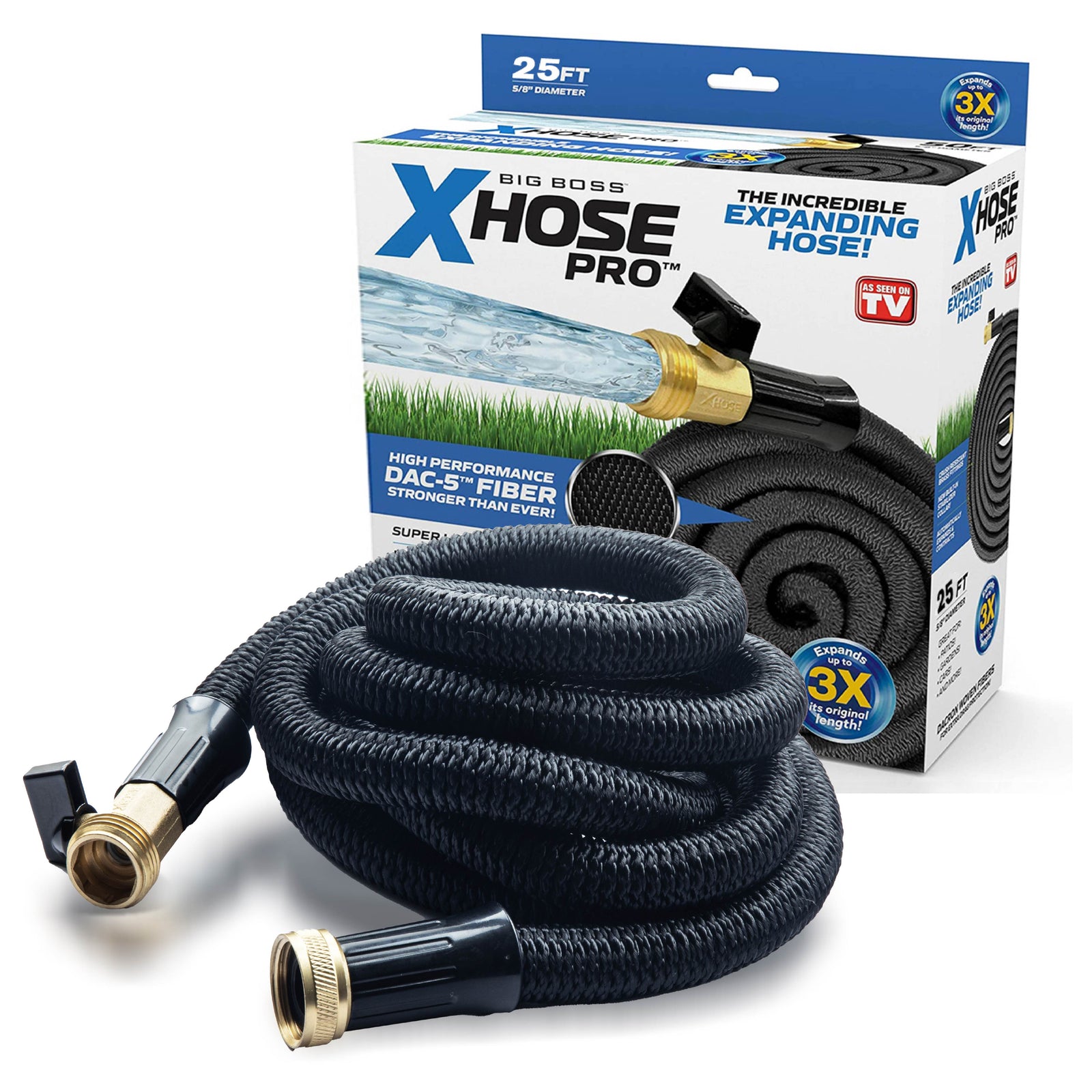 Big Boss XHose Pro Expandable Garden Hose 25 ft