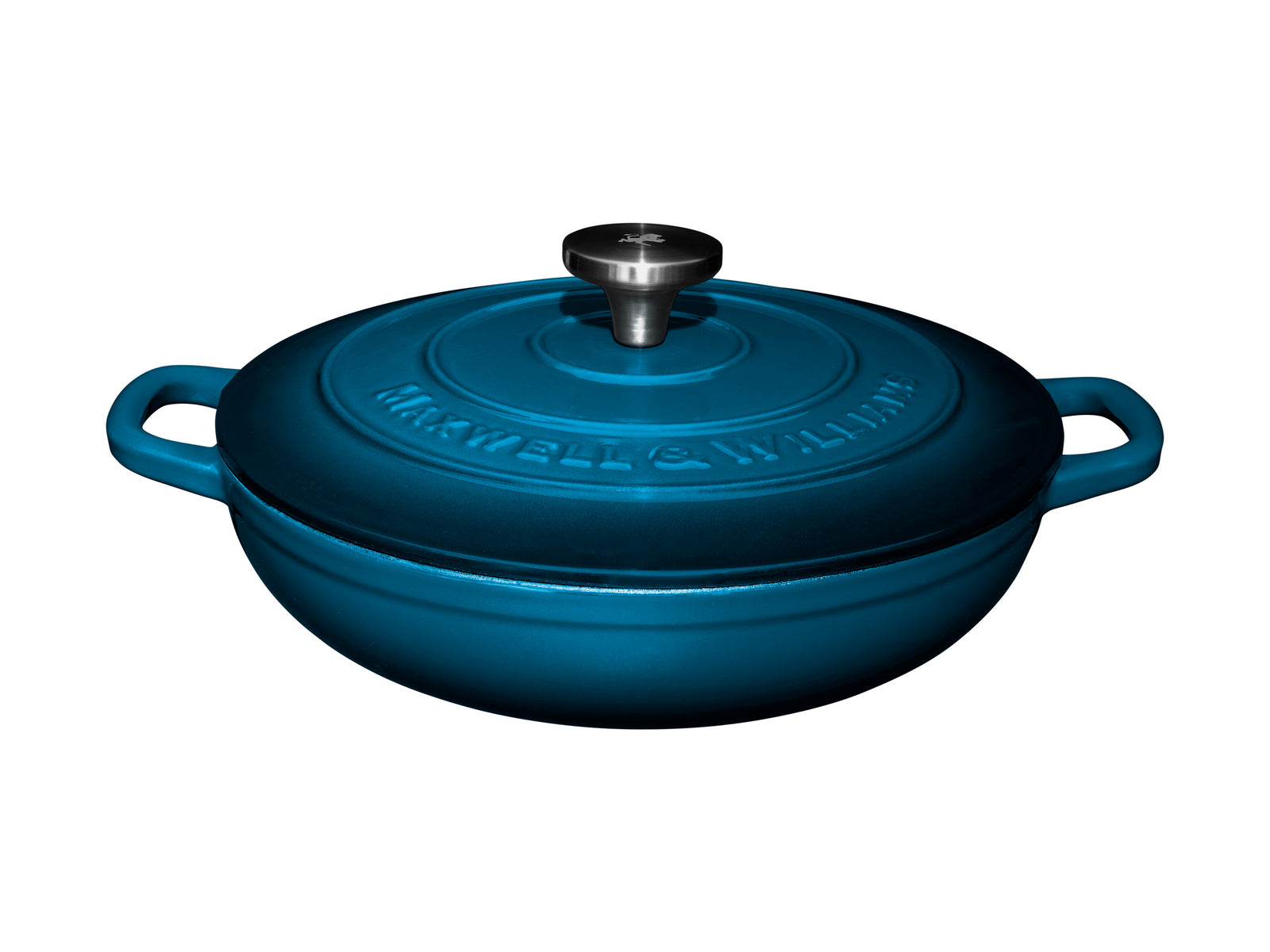 Maxwell & Williams 3.2L Cast Iron Midnight Blue Brasier