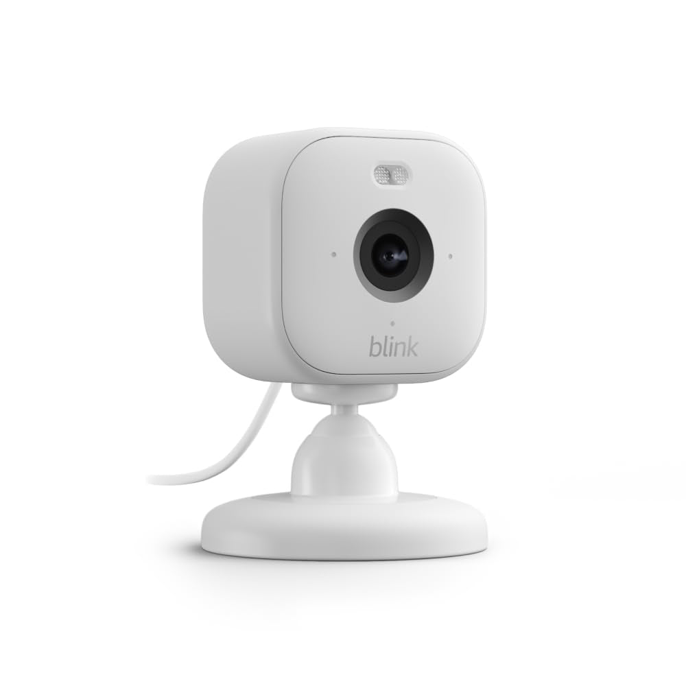 Amazon 2 Piece Blink Mini 2 Plug in Smart Security Camera