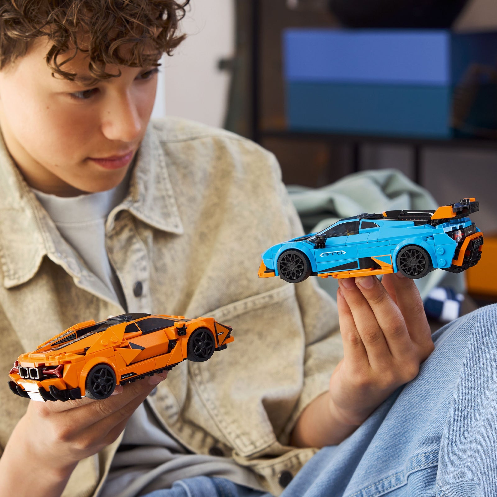 LEGO Speed Champions Lamborghini Revuelto and Huracan STO