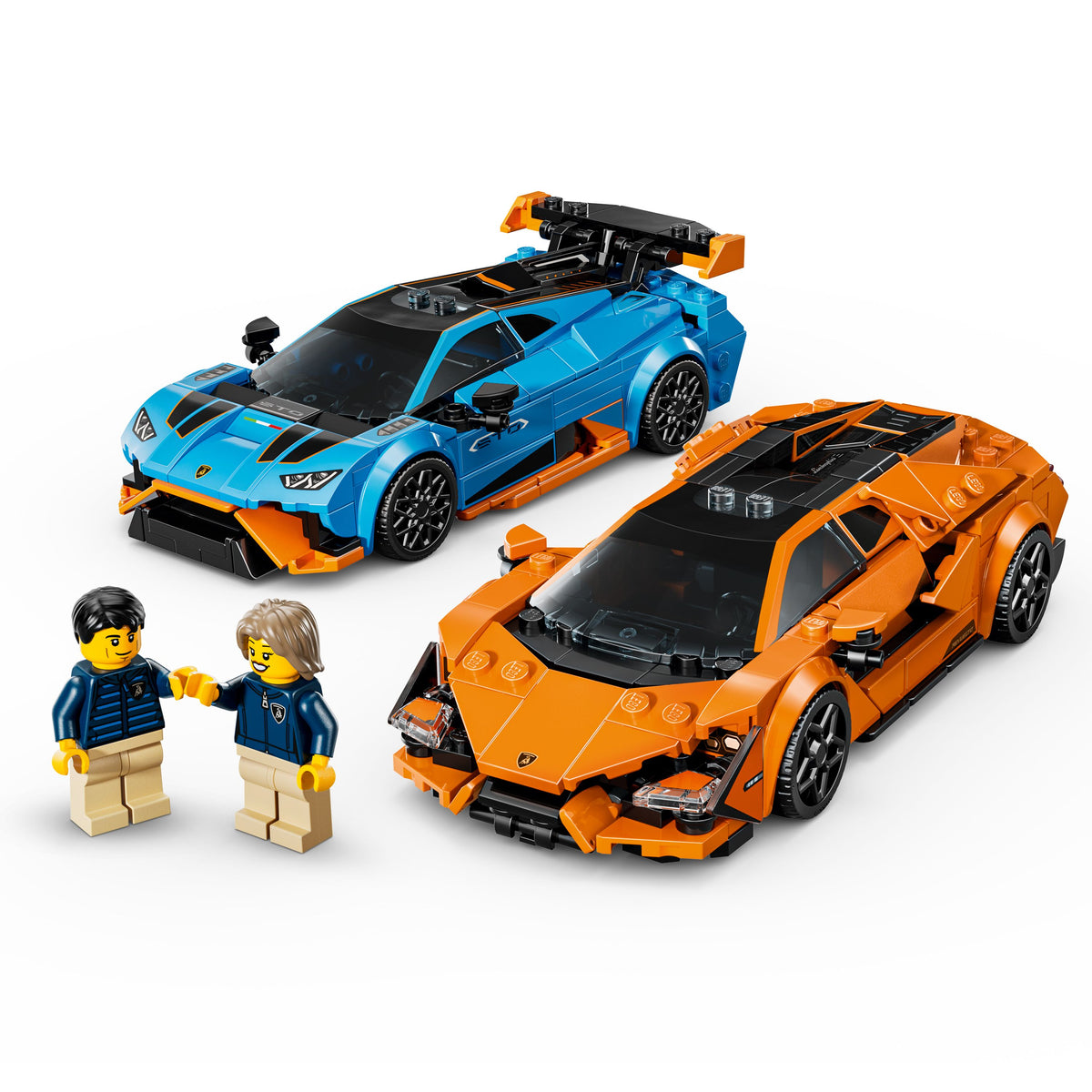 LEGO Speed Champions Lamborghini Revuelto and Huracan STO