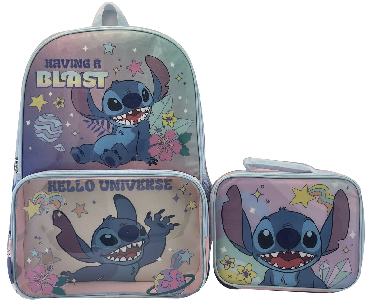Bioworld Stitch 3-Piece Backpack Bundle