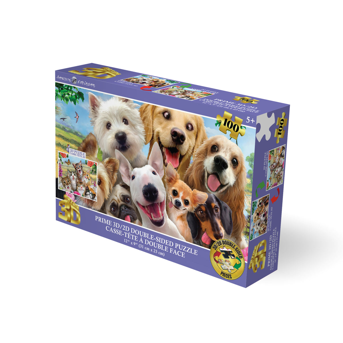 Howard Robinson Dog & Cat Selfie 100 Pieces