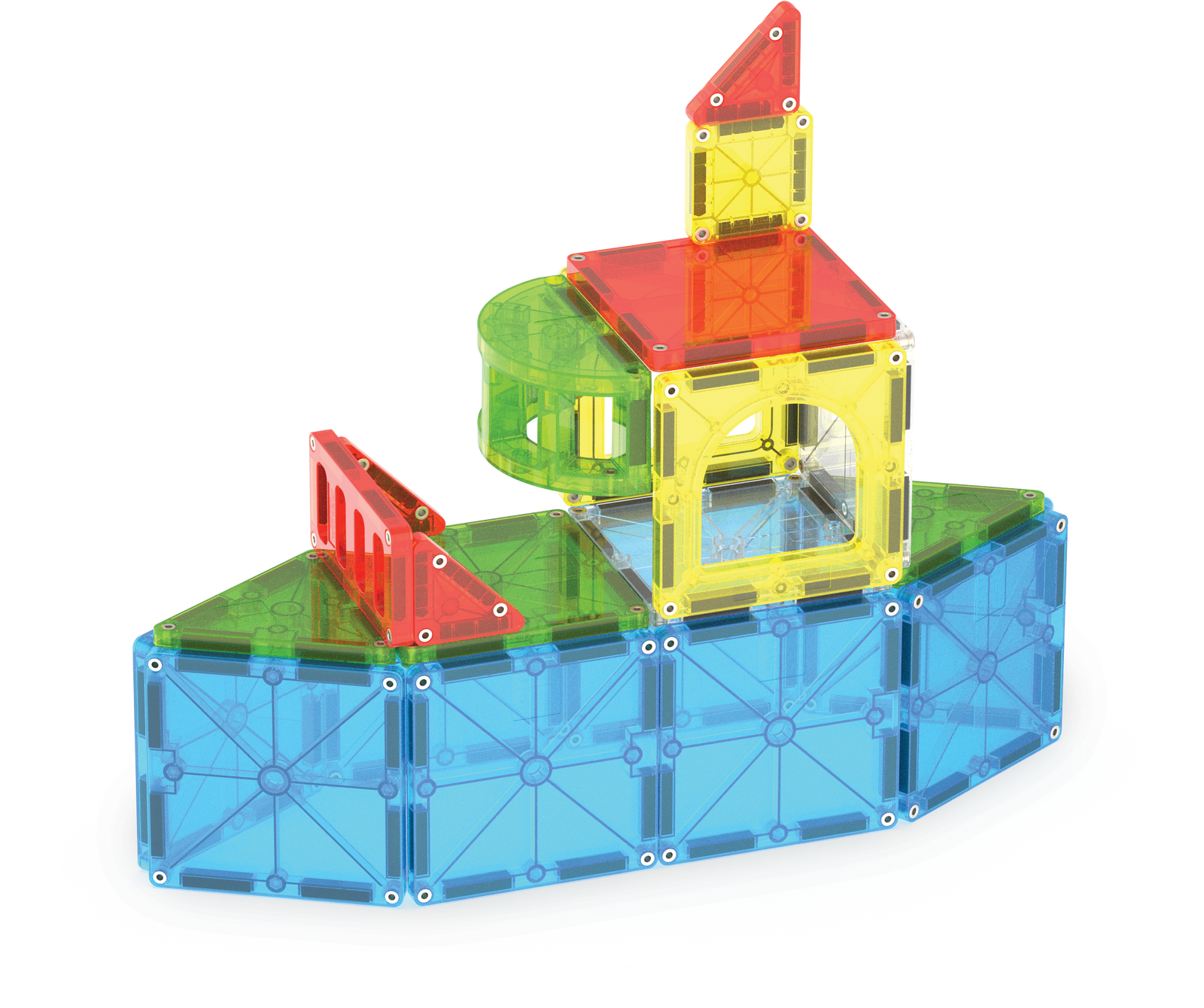 Magna-Tiles City Center 110 Piece Magnetic Construction Set
