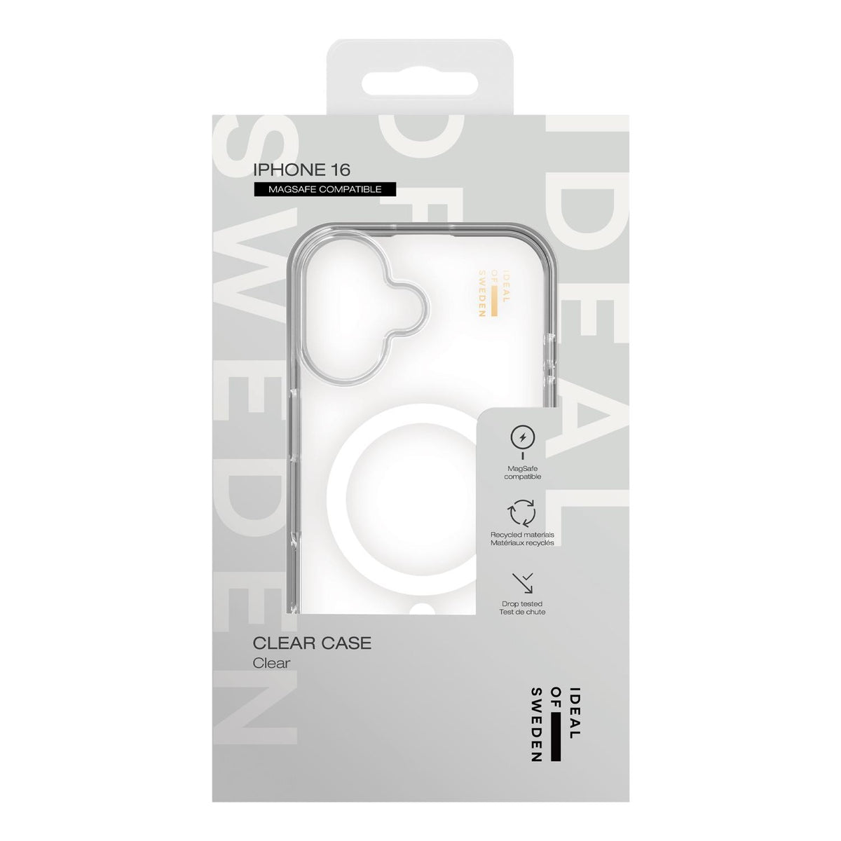 Ideal of Sweden Clear MagSafe Case for iPhone 16 Pro Max