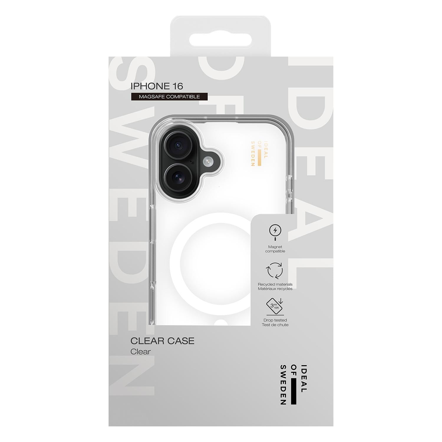 Ideal of Sweden Clear MagSafe Case for iPhone 16 Pro Max